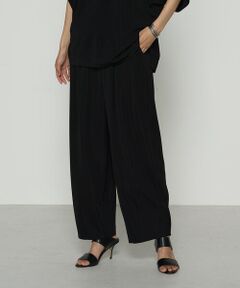 COMME CA PLATINUM / コムサ・プラチナ その他パンツ | ハイテンションポンチライト ドレープタックパンツ