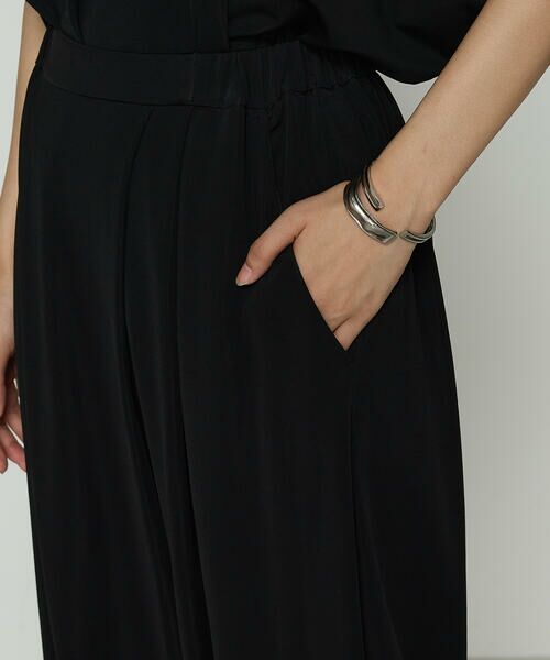 COMME CA PLATINUM / コムサ・プラチナ その他パンツ | ハイテンションポンチライト ドレープタックパンツ | 詳細9