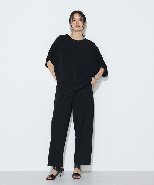 COMME CA PLATINUM / コムサ・プラチナ その他パンツ | ハイテンションポンチライト ドレープタックパンツ | 詳細12