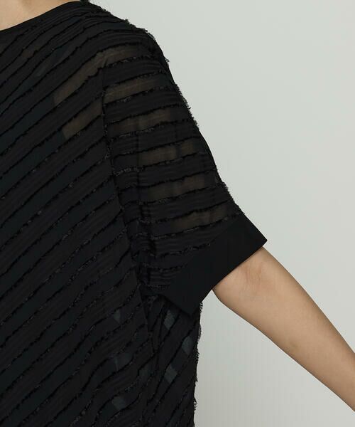 COMME CA PLATINUM / コムサ・プラチナ カットソー | バイアス柄カットジャカード バイアス柄プルオーバー | 詳細8