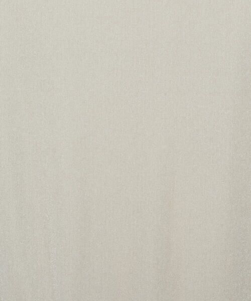 COMME CA PLATINUM / コムサ・プラチナ カットソー | シアーベロア ラウンドネックプルオーバー | 詳細3