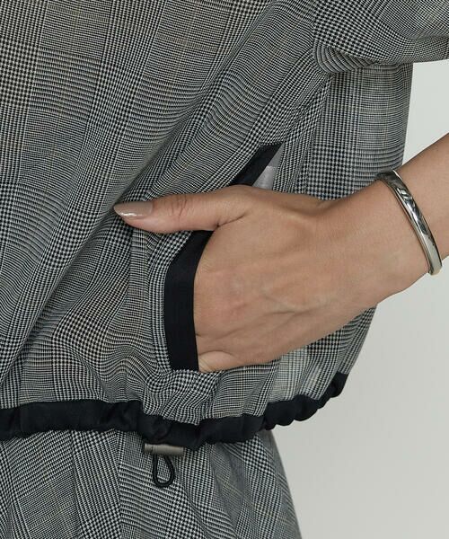 COMME CA PLATINUM / コムサ・プラチナ シャツ・ブラウス | シアーグレンチェック ブラウジングヘムシャツ | 詳細10