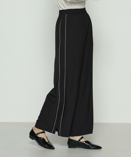 COMME CA PLATINUM / コムサ・プラチナ その他パンツ | ツイルストレッチサイドライントラックパンツ | 詳細7