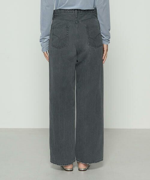 COMME CA PLATINUM / コムサ・プラチナ デニムパンツ | 10.5オンスセンタープレス ワイドデニムパンツ | 詳細8