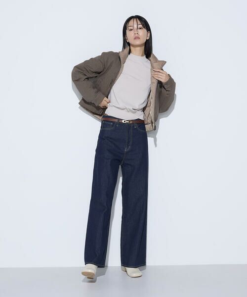 COMME CA PLATINUM / コムサ・プラチナ デニムパンツ | 10.5オンスセンタープレス ワイドデニムパンツ | 詳細18