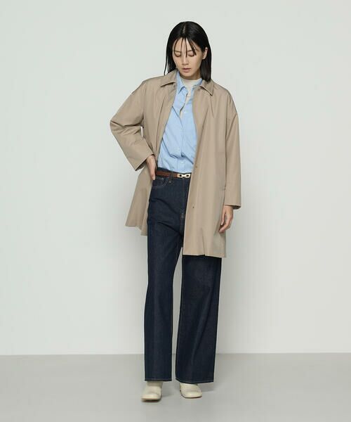 COMME CA PLATINUM / コムサ・プラチナ デニムパンツ | 10.5オンスセンタープレス ワイドデニムパンツ | 詳細13