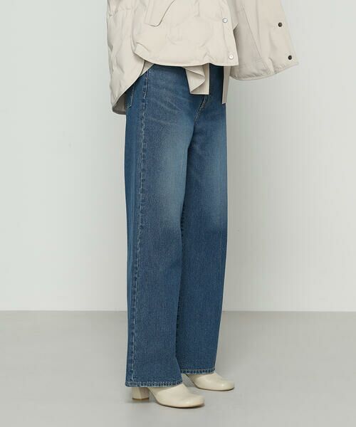 COMME CA PLATINUM / コムサ・プラチナ デニムパンツ | 10.5オンスセンタープレス ワイドデニムパンツ | 詳細24