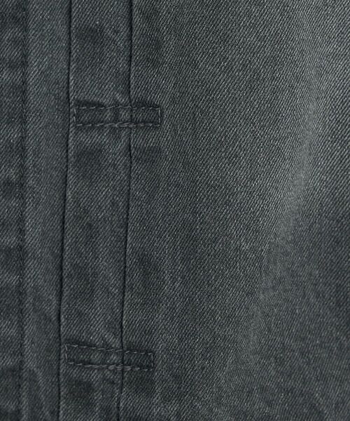 COMME CA PLATINUM / コムサ・プラチナ Gジャン・デニムジャケット | 10.5オンス空紡デニム フェイクファー襟付きデニムジャケット | 詳細5