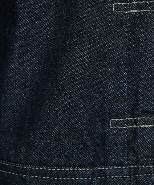 COMME CA PLATINUM / コムサ・プラチナ Gジャン・デニムジャケット | 10.5オンス空紡デニム フェイクファー襟付きデニムジャケット | 詳細24