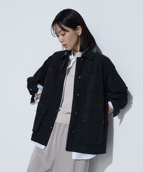 COMME CA PLATINUM / コムサ・プラチナ その他アウター | ストレッチスエード調 ブルゾン | 詳細4