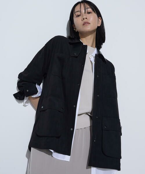 COMME CA PLATINUM / コムサ・プラチナ その他アウター | ストレッチスエード調 ブルゾン | 詳細7