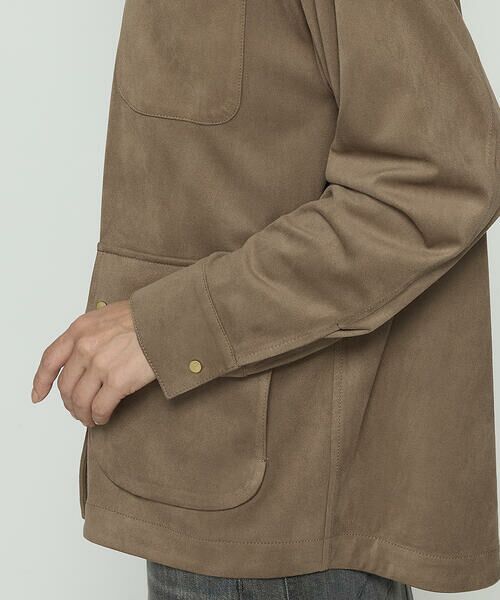 COMME CA PLATINUM / コムサ・プラチナ その他アウター | ストレッチスエード調 ブルゾン | 詳細22