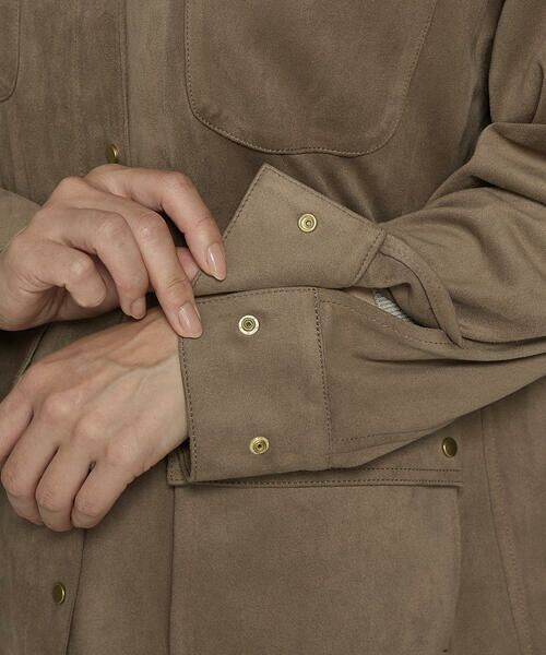 COMME CA PLATINUM / コムサ・プラチナ その他アウター | ストレッチスエード調 ブルゾン | 詳細23