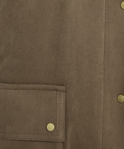 COMME CA PLATINUM / コムサ・プラチナ その他アウター | ストレッチスエード調 ブルゾン | 詳細28