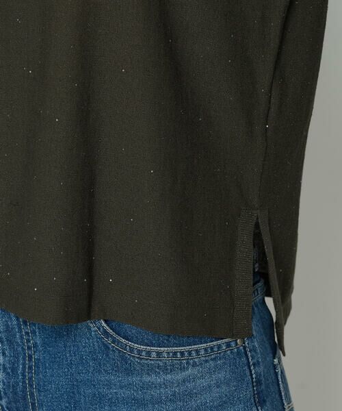 COMME CA PLATINUM / コムサ・プラチナ ニット・セーター | 天竺裏目編み スパンコールニットプルオーバー | 詳細13