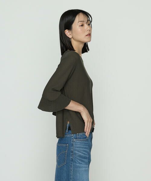 COMME CA PLATINUM / コムサ・プラチナ ニット・セーター | 天竺裏目編み スパンコールニットプルオーバー | 詳細7