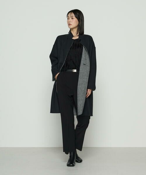 COMME CA PLATINUM / コムサ・プラチナ ニット・セーター | フリンジジャカード Vネックニット | 詳細2