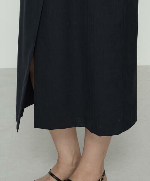 COMME CA PLATINUM / コムサ・プラチナ ロング・マキシ丈ワンピース | T/W平ボイル ワンピース | 詳細9