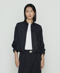 COMME CA PLATINUM / コムサ・プラチナ その他アウター | T/W平ボイル シャツジャケット