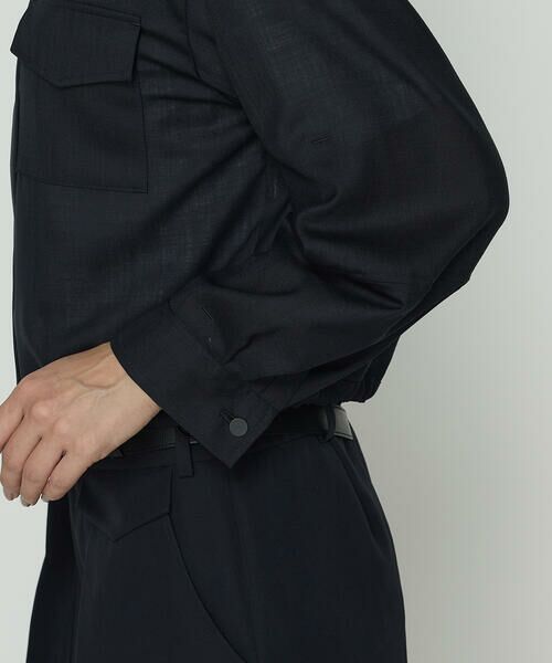 COMME CA PLATINUM / コムサ・プラチナ その他アウター | T/W平ボイル シャツジャケット | 詳細11