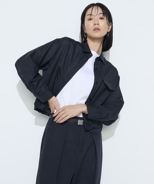 COMME CA PLATINUM / コムサ・プラチナ その他アウター | T/W平ボイル シャツジャケット | 詳細21