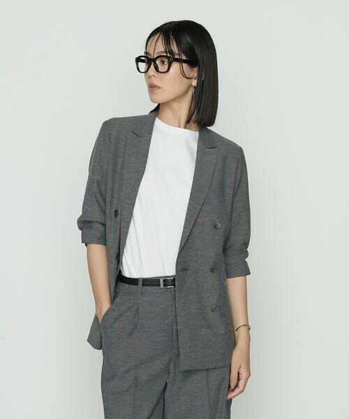 COMME CA PLATINUM / コムサ・プラチナ テーラードジャケット | ドライオックス ジャケット(08:チャコール)