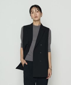 COMME CA PLATINUM / コムサ・プラチナ ベスト | ネオストレッチトロ ジレ