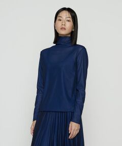 COMME CA PLATINUM / コムサ・プラチナ カットソー | ソフトチュール×ウーリー分繊トリコット広巾 プルオーバー