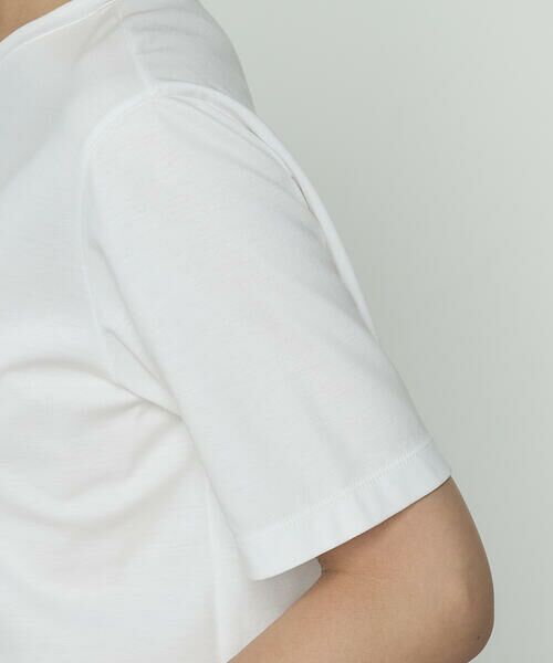 COMME CA PLATINUM / コムサ・プラチナ Tシャツ | スーピマコットンポンチ ワッペンTシャツ | 詳細6