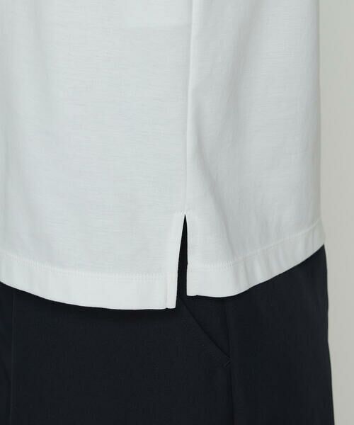 COMME CA PLATINUM / コムサ・プラチナ Tシャツ | スーピマコットンポンチ ワッペンTシャツ | 詳細7