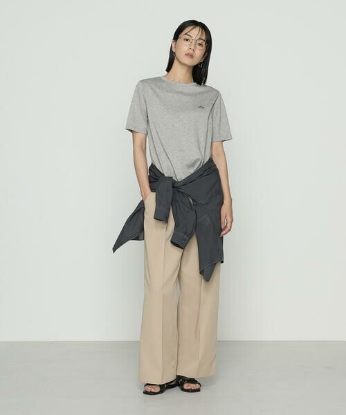 COMME CA PLATINUM / コムサ・プラチナ Tシャツ | スーピマコットンポンチ ワッペンTシャツ | 詳細11