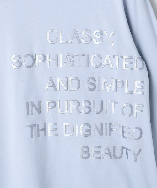 COMME CA PLATINUM / コムサ・プラチナ Tシャツ | スーピマバイオシルスムース パーパスT | 詳細12