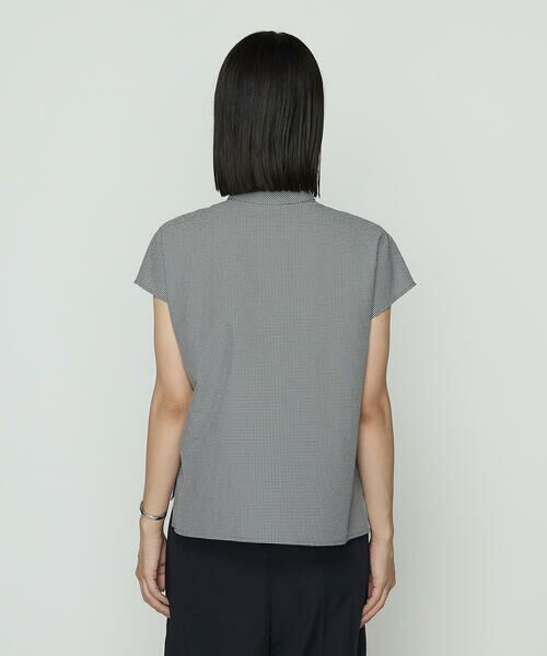 COMME CA PLATINUM / コムサ・プラチナ シャツ・ブラウス | シアーサッカーギンガム ボウタイブラウス | 詳細8