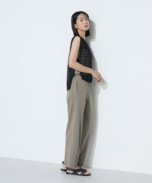 COMME CA PLATINUM / コムサ・プラチナ ニット・セーター | コイルヤーン レーシーベスト | 詳細16