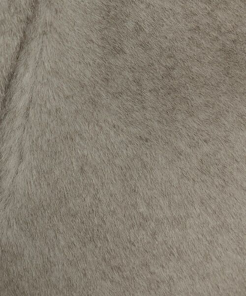 COMME CA PLATINUM / コムサ・プラチナ ベスト | エコファー リバーシブルジレ | 詳細16