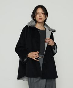 COMME CA PLATINUM / コムサ・プラチナ その他アウター | アンゴラウール ・Aラインショートコート