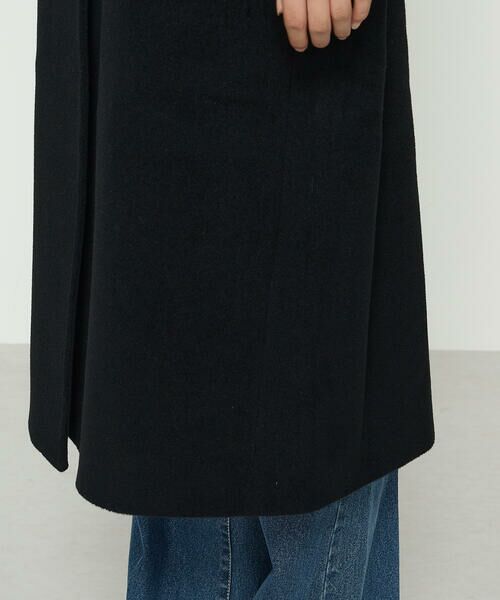 COMME CA PLATINUM / コムサ・プラチナ トレンチコート | アンゴラウール ロングトレンチコート | 詳細18