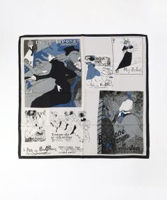 COMME CA PLATINUM / コムサ・プラチナ マフラー・ショール・スヌード・ストール | 絵画調シルクプリント スカーフ