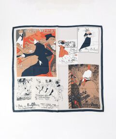 COMME CA PLATINUM / コムサ・プラチナ マフラー・ショール・スヌード・ストール | 絵画調シルクプリント スカーフ