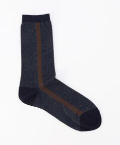 COMME CA PLATINUM / コムサ・プラチナ ソックス | ラメサイドライン ソックス