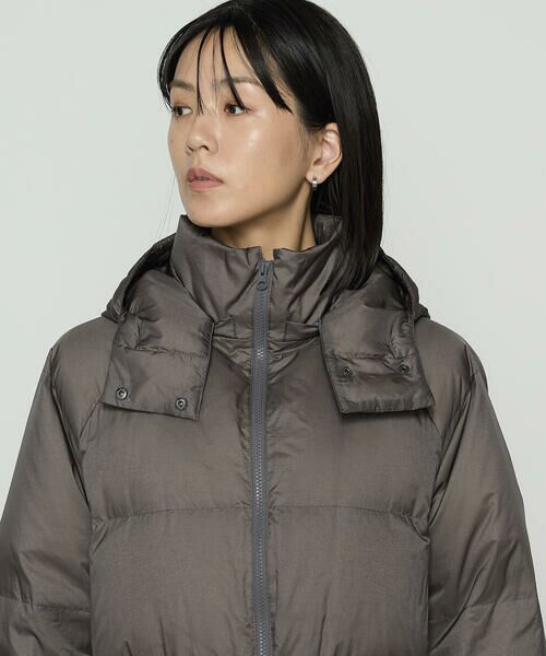 COMME CA PLATINUM / コムサ・プラチナ その他アウター | ライトナイロンタフタ  フード付きダウンコート | 詳細12