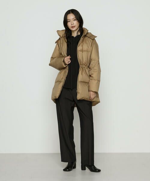 COMME CA PLATINUM / コムサ・プラチナ その他アウター | ライトナイロンタフタ  フード付きダウンコート | 詳細24