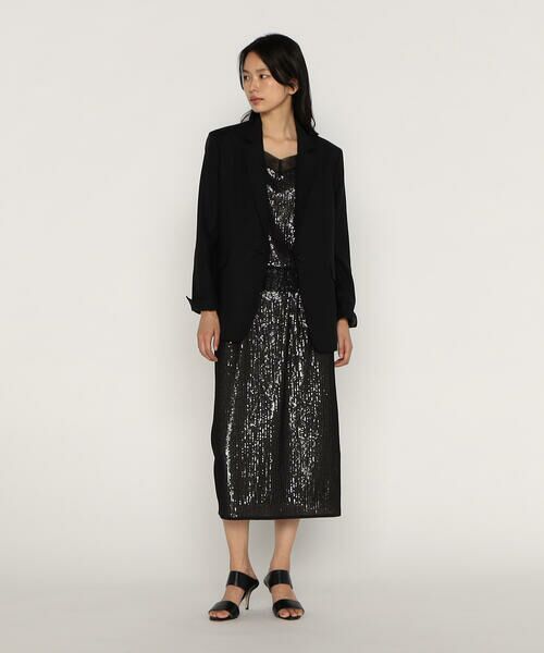 COMME CA PLATINUM / コムサ・プラチナ セットアップ | 【セットアップ対応】高密度リネンストレッチツイル スタンドテーラードジャケット | 詳細2