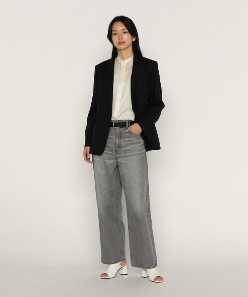 COMME CA PLATINUM / コムサ・プラチナ セットアップ | 【セットアップ対応】高密度リネンストレッチツイル スタンドテーラードジャケット | 詳細3