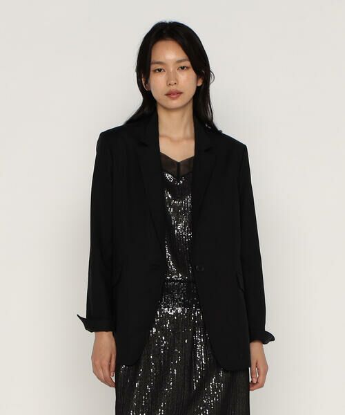 COMME CA PLATINUM / コムサ・プラチナ セットアップ | 【セットアップ対応】高密度リネンストレッチツイル スタンドテーラードジャケット | 詳細7