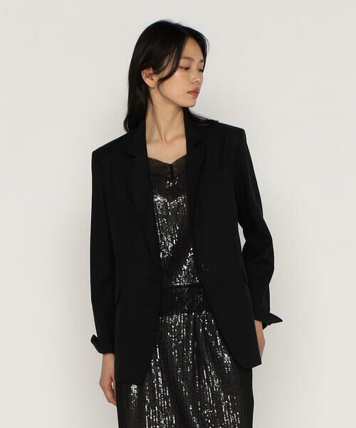 COMME CA PLATINUM / コムサ・プラチナ セットアップ | 【セットアップ対応】高密度リネンストレッチツイル スタンドテーラードジャケット | 詳細8