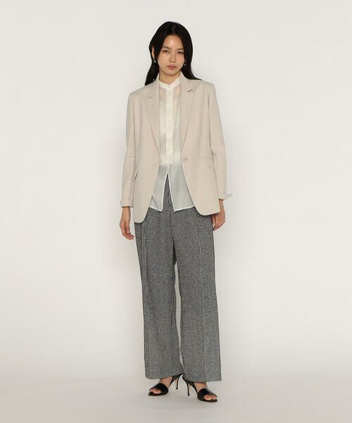 COMME CA PLATINUM / コムサ・プラチナ セットアップ | 【セットアップ対応】高密度リネンストレッチツイル スタンドテーラードジャケット | 詳細14