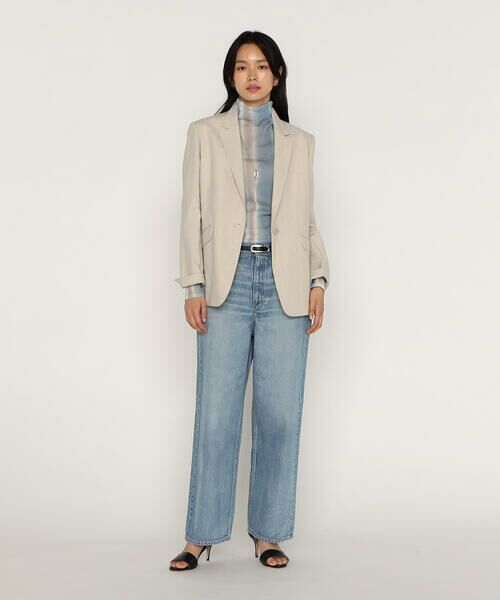 COMME CA PLATINUM / コムサ・プラチナ セットアップ | 【セットアップ対応】高密度リネンストレッチツイル スタンドテーラードジャケット | 詳細16