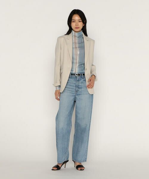 COMME CA PLATINUM / コムサ・プラチナ セットアップ | 【セットアップ対応】高密度リネンストレッチツイル スタンドテーラードジャケット | 詳細17