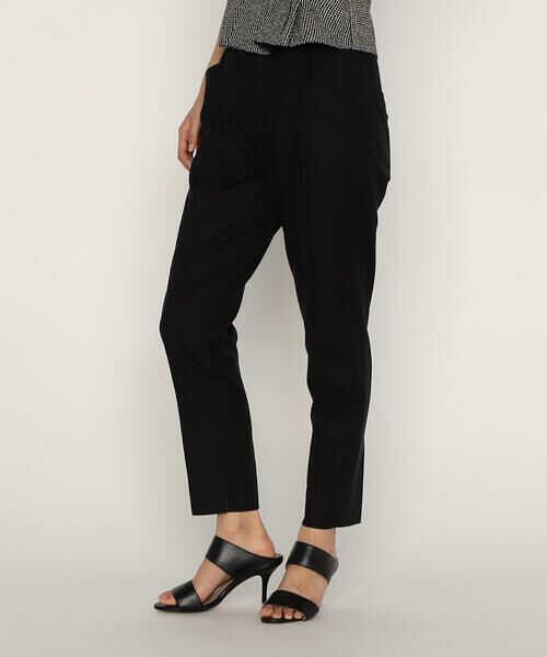 COMME CA PLATINUM / コムサ・プラチナ セットアップ | 【セットアップ対応】高密度リネンストレッチツイル テーパードパンツ | 詳細2